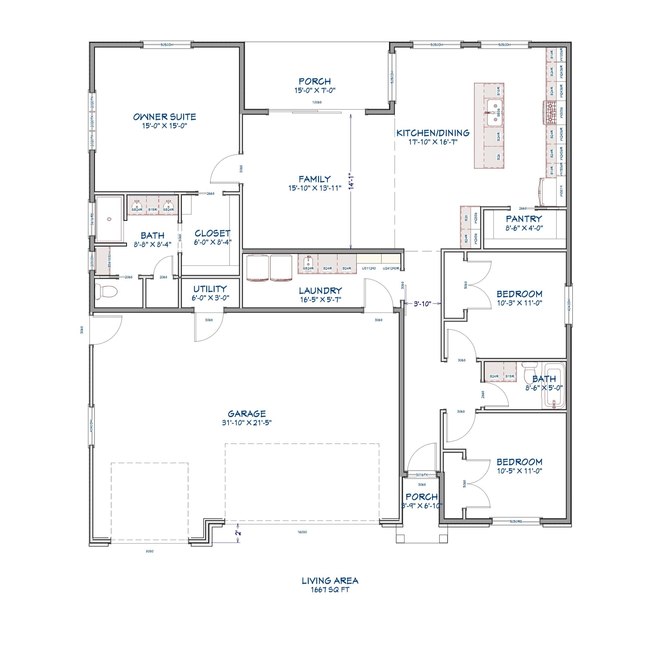 Main image of Linden, a home-design built by Champlin Homes