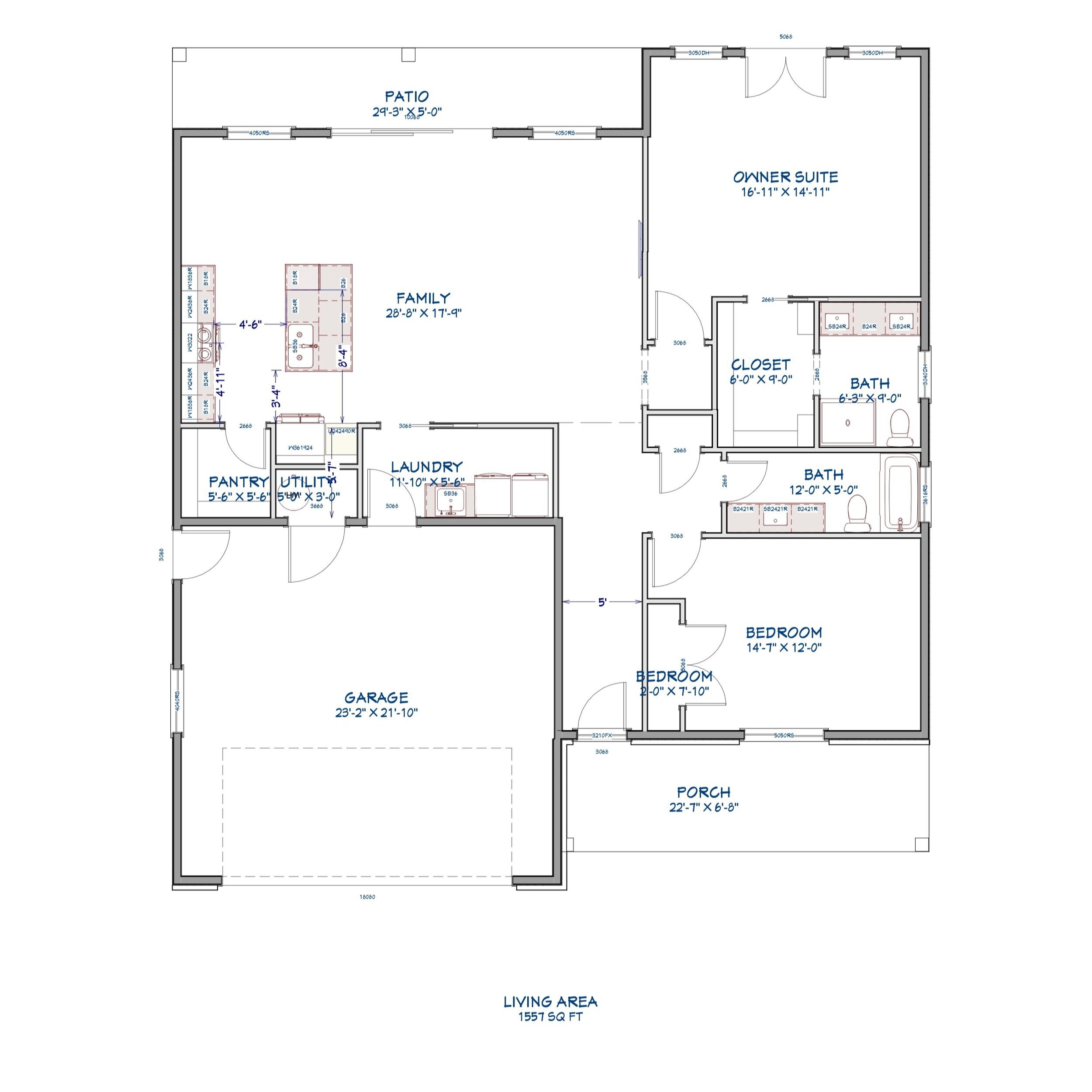 Main image of Elm, a home-design built by Champlin Homes